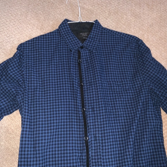 rag and bone Shortsleeved  Button Down - Picture 1 of 4